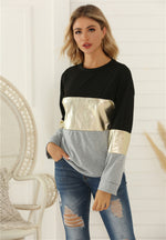 Load image into Gallery viewer, Colorblock Long Sleeve Tee
