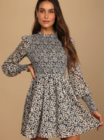 Load image into Gallery viewer, Floral Smocked Dress
