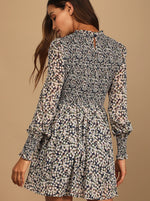 Load image into Gallery viewer, Floral Smocked Dress
